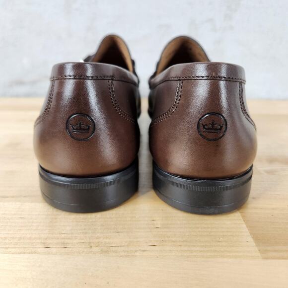 Peter Millar Crown Leather Bit Loafer Shoes Mens 8.5 Brown Hyperlight Slip On main image 6